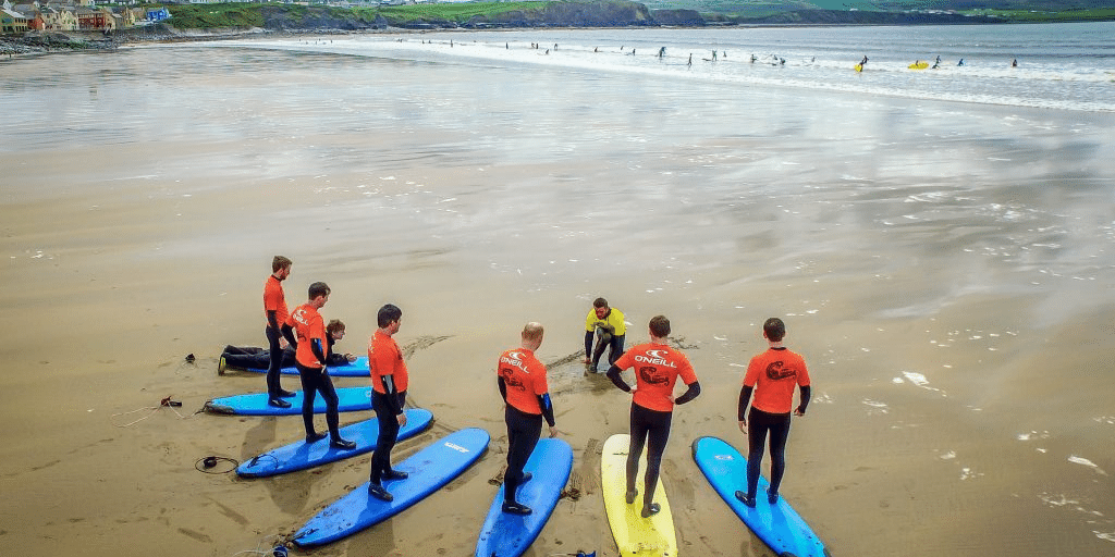 Kids Surfing Lahinch Easy Peazy Family Breaks Kids Surfing Lahinch